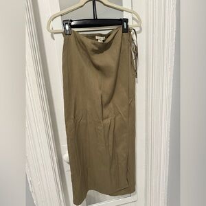 H&M Green Maxi Skirt